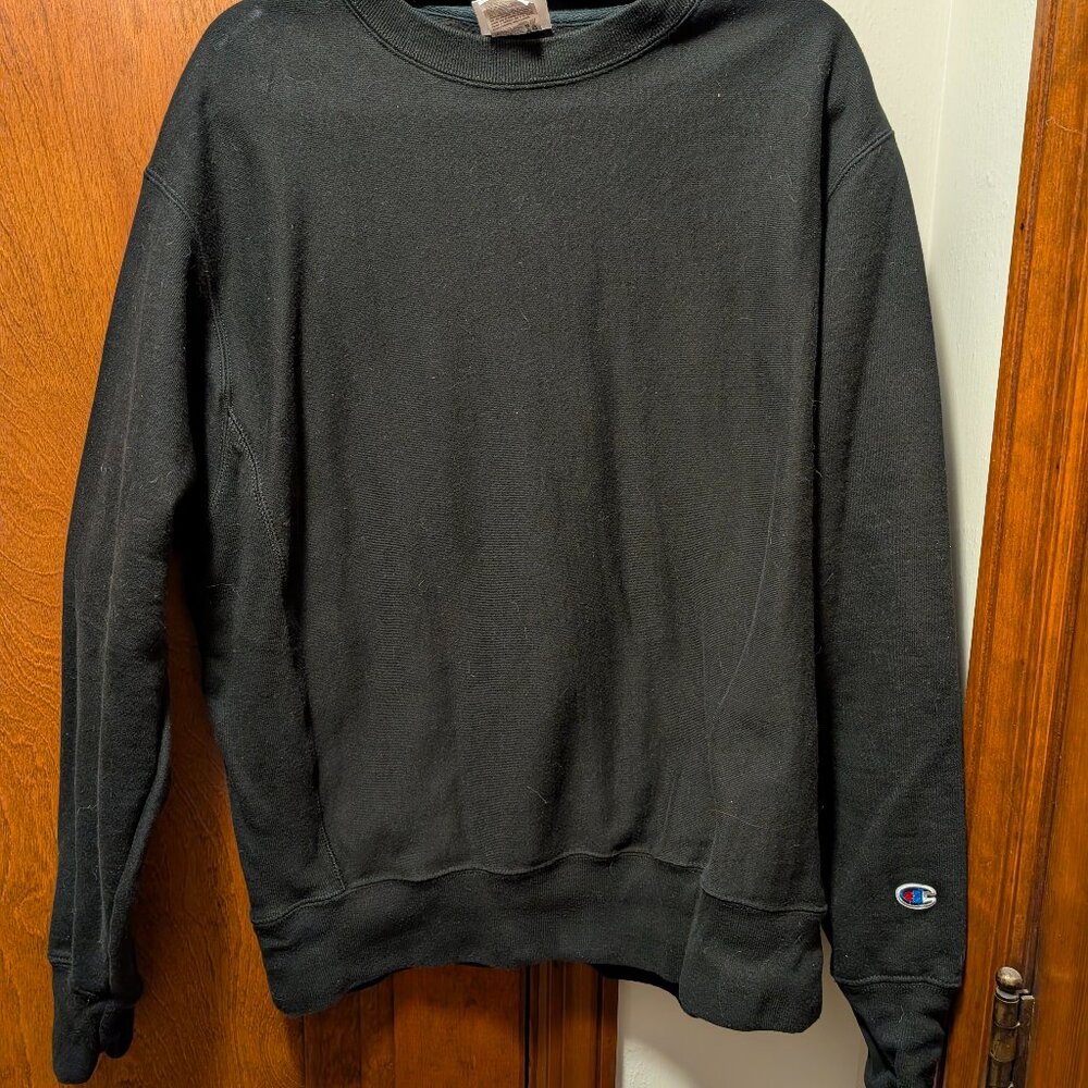 Champion Large Black Men's Sweatshirt